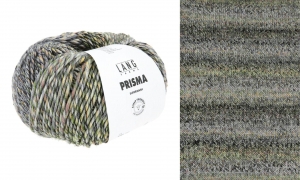 Lang Yarns Prisma - Pelote de 100 gr - Coloris 0003 Noir/Vert Clair/Gris