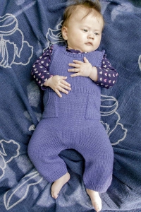2507-01 Salopette en Lang Yarns Cashmerino for babies and more