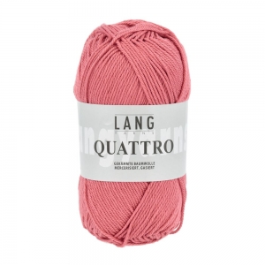 Lang Yarns Quattro - Pelote de 50 gr - Coloris 0028 Saumon