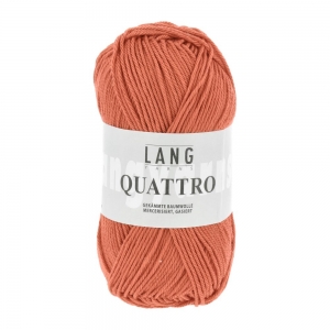 Lang Yarns Quattro - Pelote de 50 gr - Coloris 0061 Tomate
