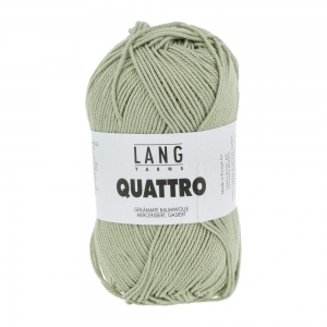 Lang Yarns Quattro - Pelote de 50 gr - Coloris 0091 Vert Pastel