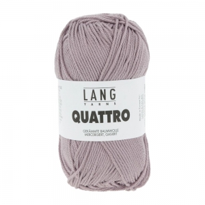 Lang Yarns Quattro - Pelote de 50 gr - Coloris 0248 Rose Cendrée