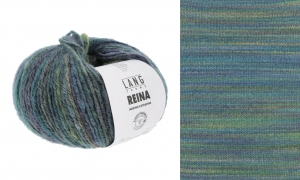 Lang Yarns Reina - Pelote de 25 gr - Coloris 0005 Bleu/Vert