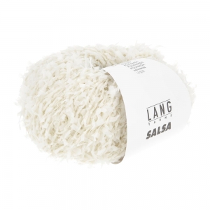 Lang Yarns Salsa - Pelote de 25 gr - Coloris 0001 Blanc