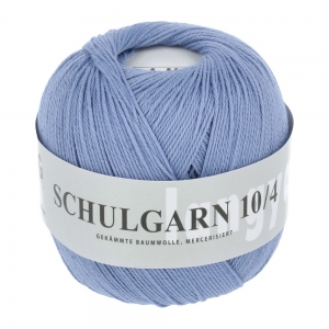 Lang Yarns Schulgarn 10/4 - Pelote de 50 gr - Coloris 0010 Bleu Moyen