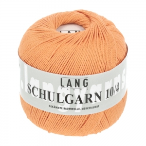 Lang Yarns Schulgarn 10/4 - Pelote de 50 gr - Coloris 0028 Mandarine