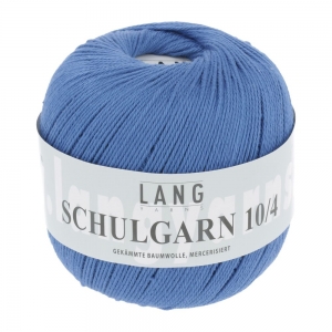 Lang Yarns Schulgarn 10/4 - Pelote de 50 gr - Coloris 0078 Bleu Sourd