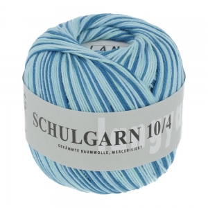 Lang Yarns Schulgarn Imprimé - Pelote de 50 gr - Coloris 0171 Turquoise Ombré