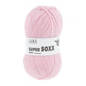 Lang Yarns Super Soxx 4-ply - Pelote de 100 gr - Coloris 0009 Rose Clair