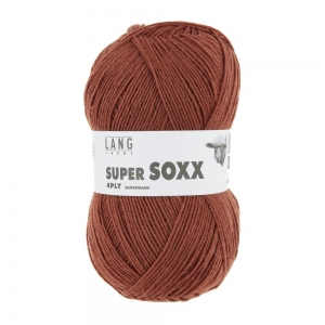 Lang Yarns Super Soxx 4-ply - Pelote de 100 gr - Coloris 0015 Nougat