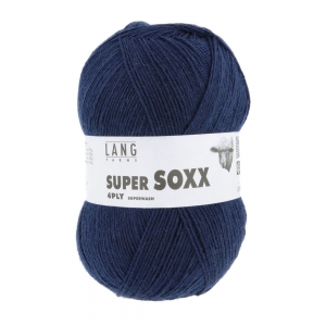Lang Yarns Super Soxx 4-ply - Pelote de 100 gr - Coloris 0025 Navy