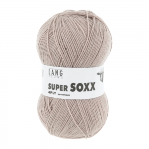 Lang Yarns Super Soxx 4-ply - Pelote de 100 gr - Coloris 0026 Sable