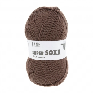 Lang Yarns Super Soxx 4-ply - Pelote de 100 gr - Coloris 0096 Marron Clair
