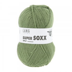 Lang Yarns Super Soxx 4-ply - Pelote de 100 gr - Coloris 0098 Olive