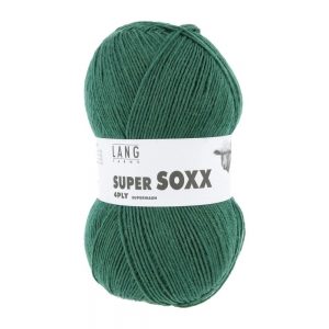 Lang Yarns Super Soxx 4-ply - Pelote de 100 gr - Coloris 0118 Sapin