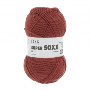 Lang Yarns Super Soxx 6 fils - Pelote de 150 gr - Coloris 0015 Nougat