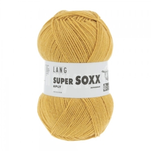 Lang Yarns Super Soxx 6 fils - Pelote de 150 gr - Coloris 0150 Marigold
