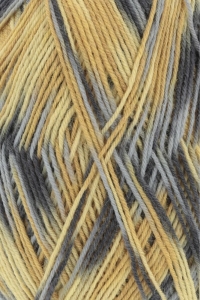 Lang Yarns Super Soxx Color 4 Fils - Pelote de 100 gr - Coloris 0248 Marron 1101 Coconut