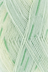 Lang Yarns Super Soxx Color 4 Fils - Pelote de 100 gr - Coloris 0257 Vert Clair 1103 Sun