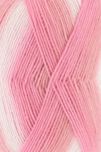 Lang Yarns Super Soxx Color 4 Fils - Pelote de 100 gr - Coloris 0264 Rose 1104 Lapalma