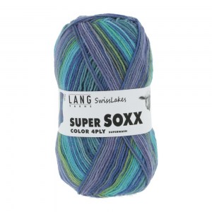 Lang Yarns Super Soxx Color 4 fils