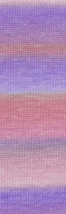 Lang Yarns Super Soxx Color Cashmere - Pelote de 100 gr - Coloris 0034 Rose/Violet