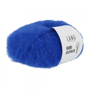 Lang Yarns Suri Alpaca - Pelote de 25 gr - Coloris 0010 Bleu Foncé