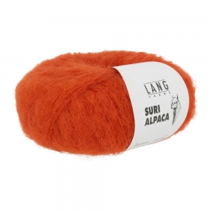 Lang Yarns Suri Alpaca - Pelote de 25 gr - Coloris 0059 Orange