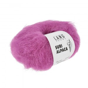 Lang Yarns Suri Alpaca - Pelote de 25 gr - Coloris 0065 Pink