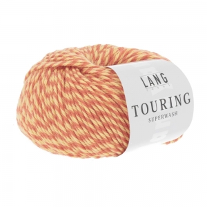 Lang Yarns Touring - Pelote de 50 gr - Coloris 0150 Jaune/Orange Mouliné