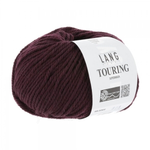 Lang Yarns Touring - Pelote de 50 gr - Coloris 0264 Bordeaux