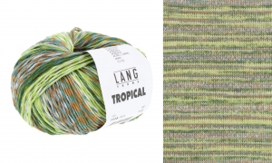 Lang Yarns Tropical - Pelote de 50 gr - Coloris 0018 Vert/Bronze