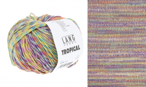 Lang Yarns Tropical - Pelote de 50 gr - Coloris 0052 Multicolor Pastel