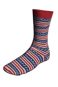 Lang Yarns Twin Soxx 4-ply FootballSoxx - Pelote de 100 gr - Coloris 0603 Usa