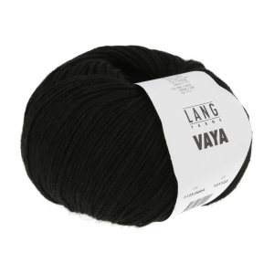 Lang Yarns Vaya - Pelote de 50 gr - Coloris 0004 Noir