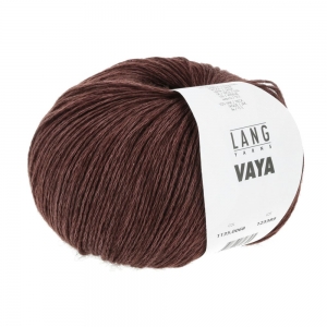 Lang Yarns Vaya - Pelote de 50 gr - Coloris 0068 Marron