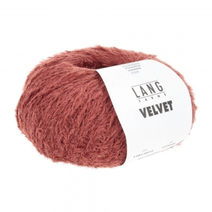 Lang Yarns Velvet - Pelote de 50 gr - Coloris 0015 Cuivre