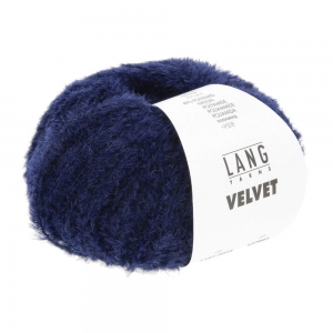 Lang Yarns Velvet - Pelote de 50 gr - Coloris 0025 Navy