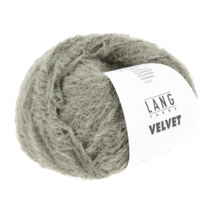 Lang Yarns Velvet - Pelote de 50 gr - Coloris 0099 Vert Cocodrile