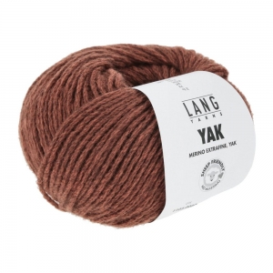 Lang Yarns Yak 1103 - Pelote de 50 gr - Coloris 0060 Rouge