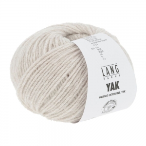 Lang Yarns Yak 1103 - Pelote de 50 gr - Coloris 0094 Écru