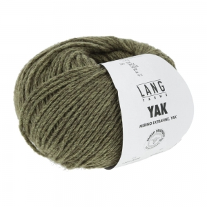 Lang Yarns Yak 1103 - Pelote de 50 gr - Coloris 0099 Olive