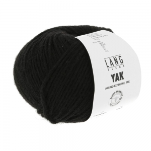 Lang Yarns Yak 1103 - Pelote de 50 gr - Coloris 0104 Noir