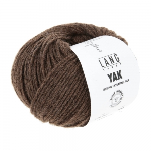 Lang Yarns Yak 1103 - Pelote de 50 gr - Coloris 0167 Chocolat
