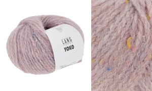 Lang Yarns Yoko - Pelote de 50 gr - Coloris 0009 Rose