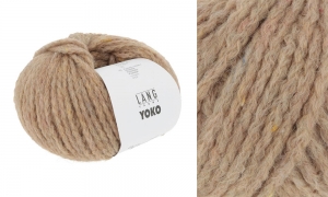 Lang Yarns Yoko - Pelote de 50 gr - Coloris 0096 Marron