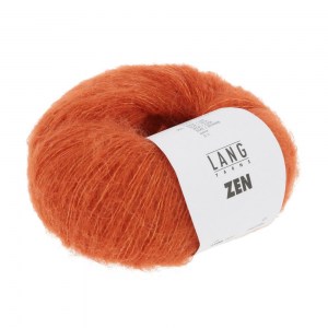 Lang Yarns Zen - Pelote de 25 gr - Coloris 0059 Orange
