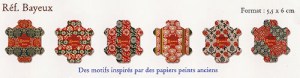 Carte à fil modèle Bayeux - Sajou
