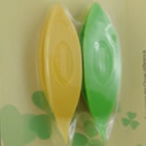 Jeu de 2 navettes de frivolité - Jaune/Vert - Clover