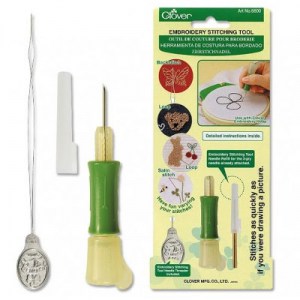 Outil pour broderie bouclette - Clover